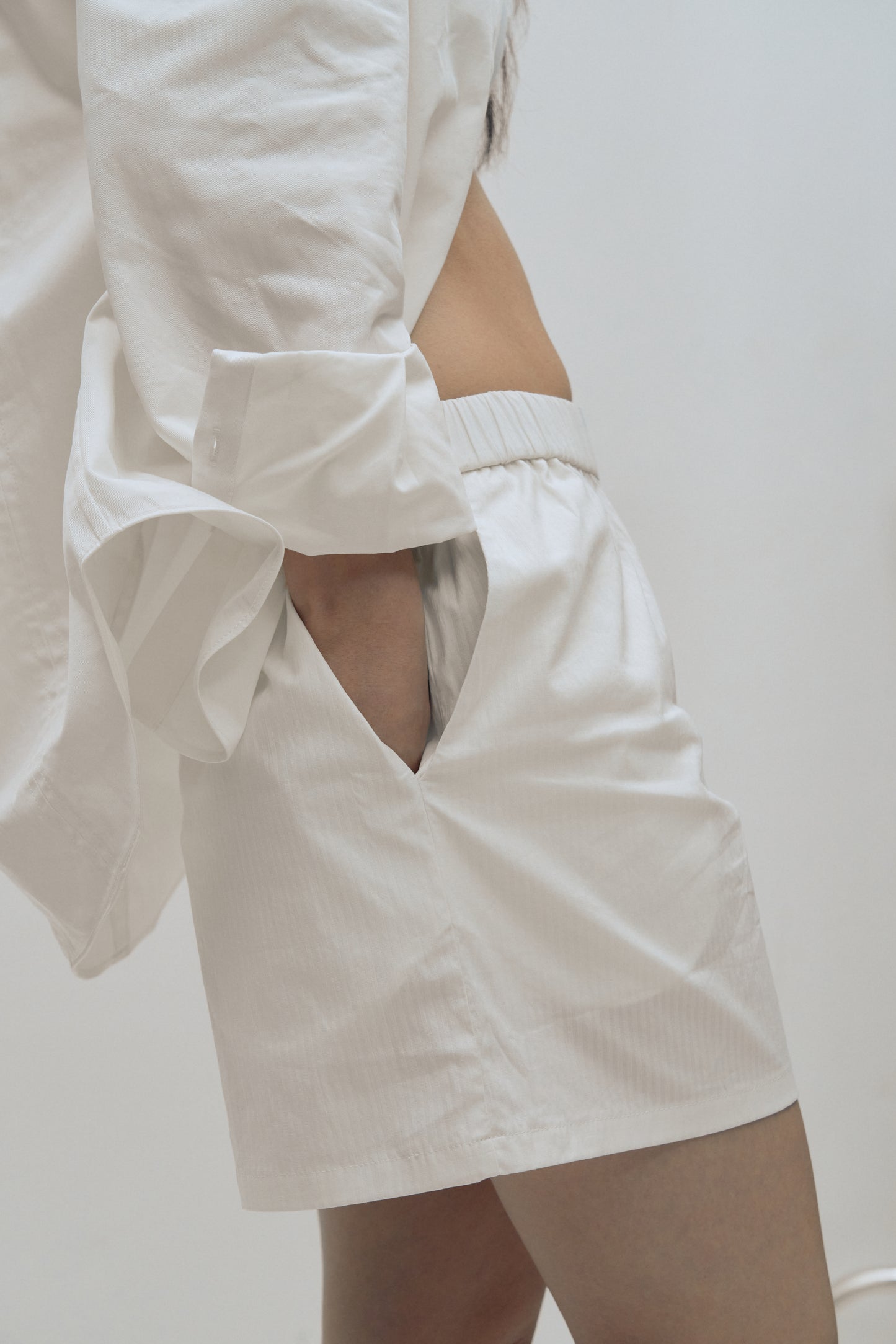 The Reversible Shorts in White