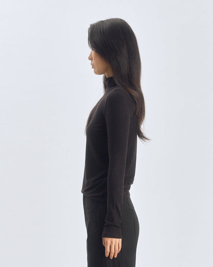 The Knights Turtleneck in Black